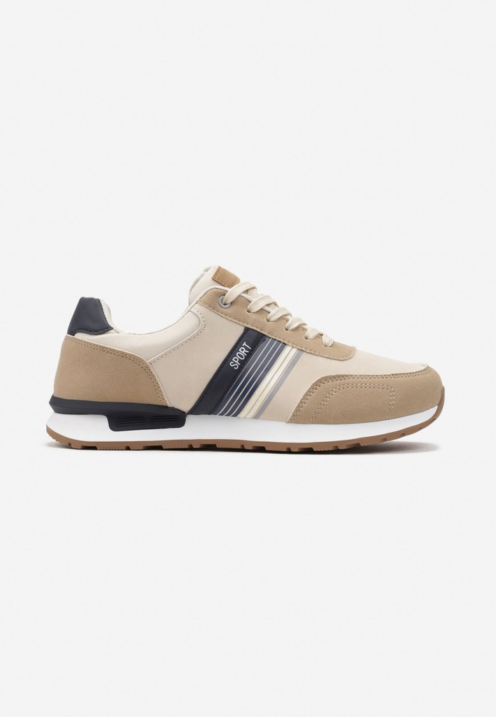 Born2Be Beżowe Buty Sportowe męskie