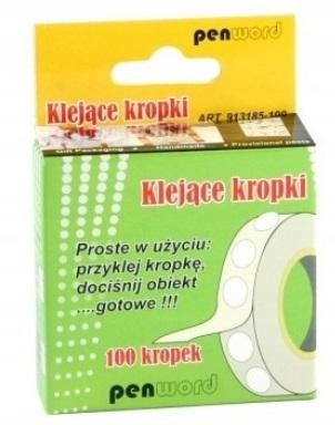 KLEJĄCE KROPKI 100 KROPEK -