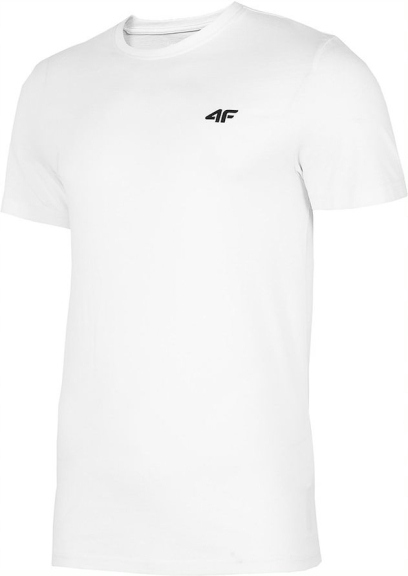 4F T-shirt męski Koszulka BIAŁA S