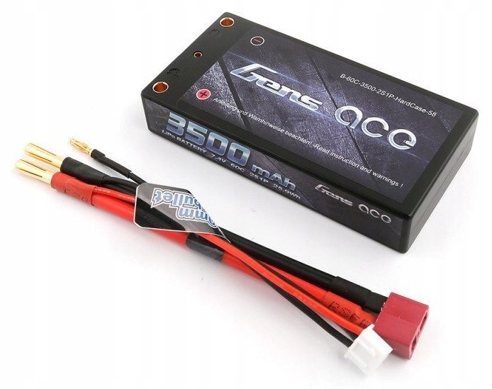 Akumulator Gens Ace 3500mAh 7,4V 60C 2S1P HardCase