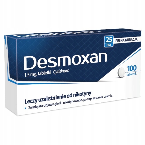 DESMOXAN 100 tabletek rzucanie palenia cytyzyna