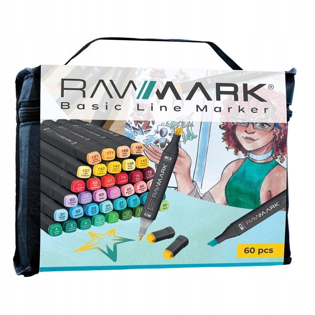 MARKERY BASIC LINE 60SZT, RAWMARK