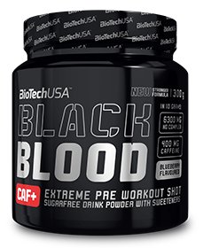 BIOTECH BLACK BLOOD CAF+ 300g SUPER SIŁA KOFEINA