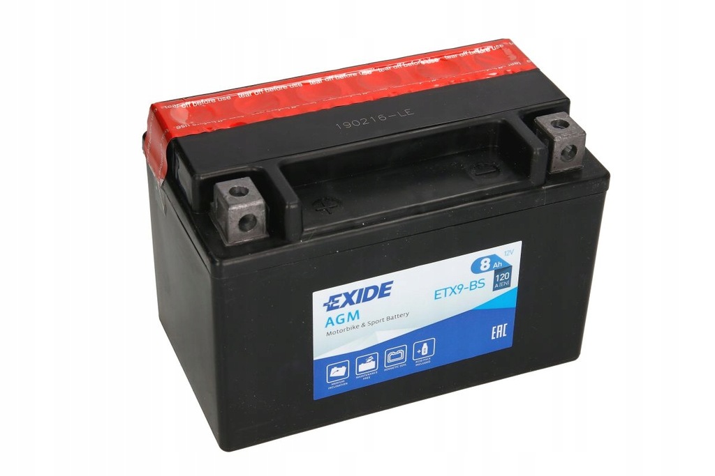 Akumulator Exide YTX9-BS ETX9 12V 8Ah 120A