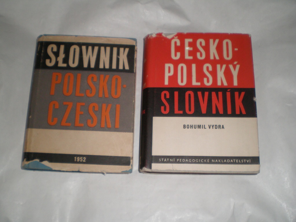 stare słowniki Cesko-Polsky i Polsko-Czeski