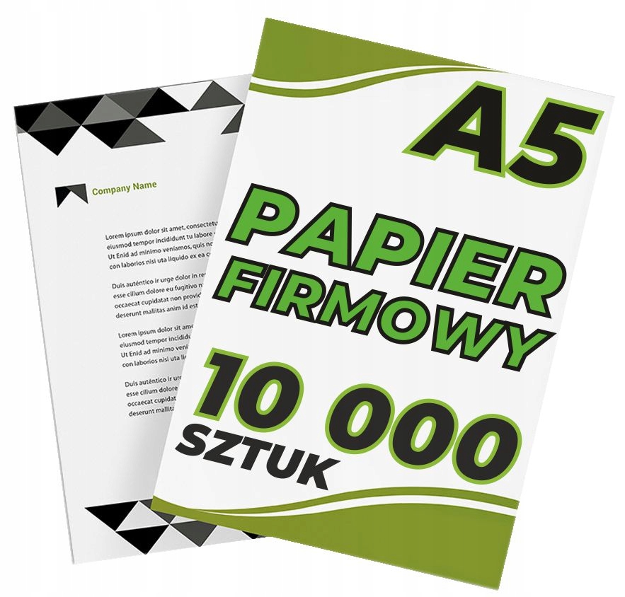 PAPIER FIRMOWY A5 z NADRUKIEM Full Color 10000 szt