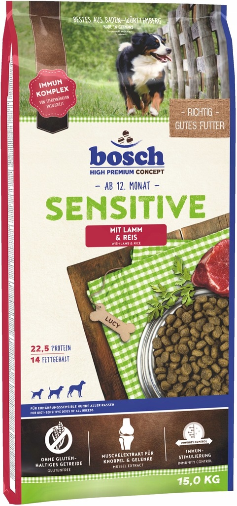 Bosch Sensitive Lamb Rice - karma dla psów z