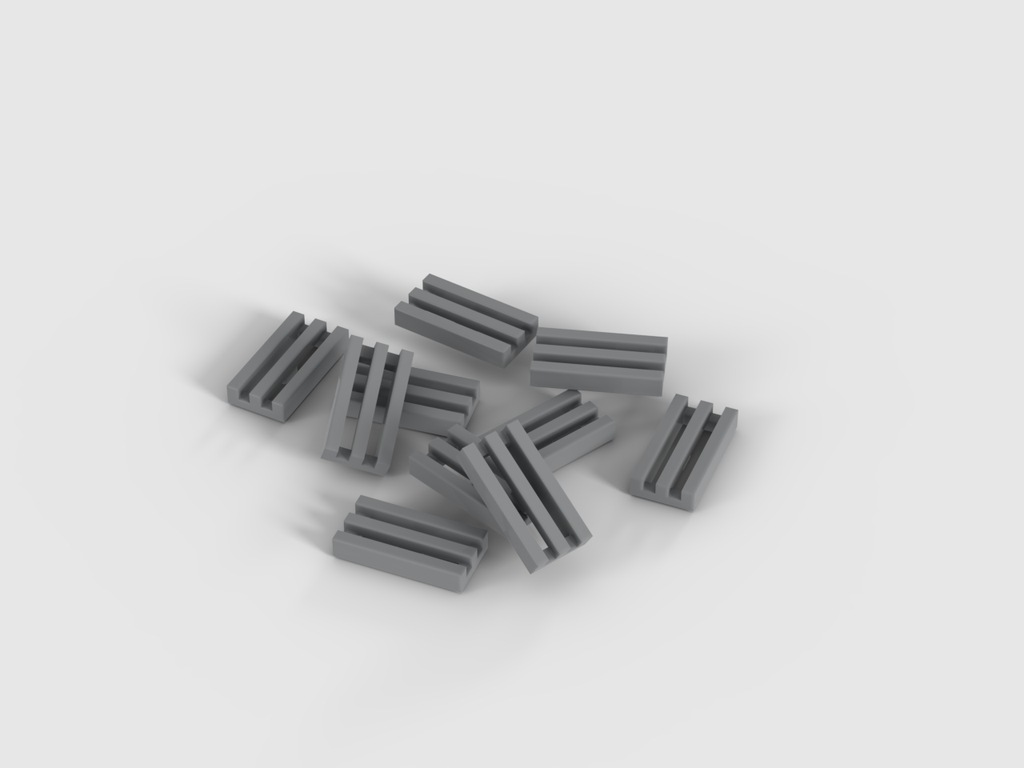 LEGO 2412b gril jasno szary 225 szt.