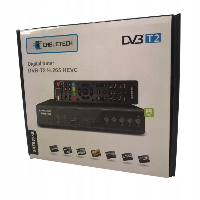 DEKODER DVB-T2 HEVC H.265 CABLETECH URZ0336B
