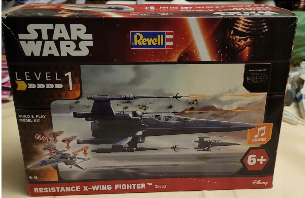 Revell Star War X-Wing Fighter Built & Play