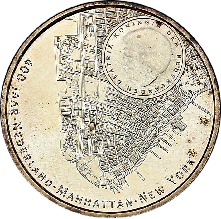 Holandia, 5 euro, 2009, Manhattan