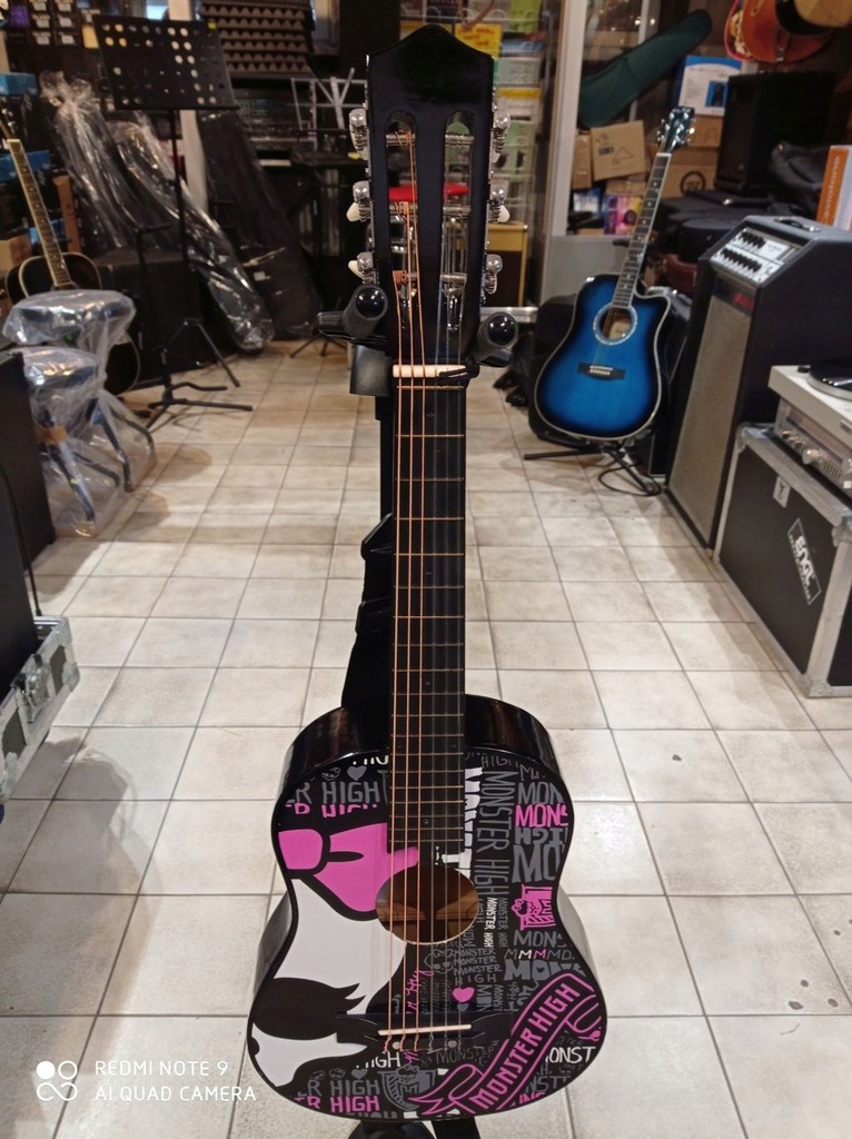 Gitara klasyczna Monster High 1/2 + pasek - sklep