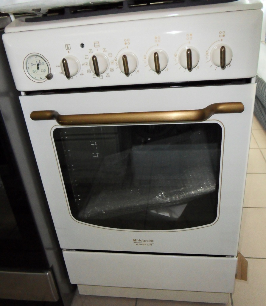 Outlet Agd:Kuchnia Hotpoint-Ariston HT5GM4AFC(OW)E