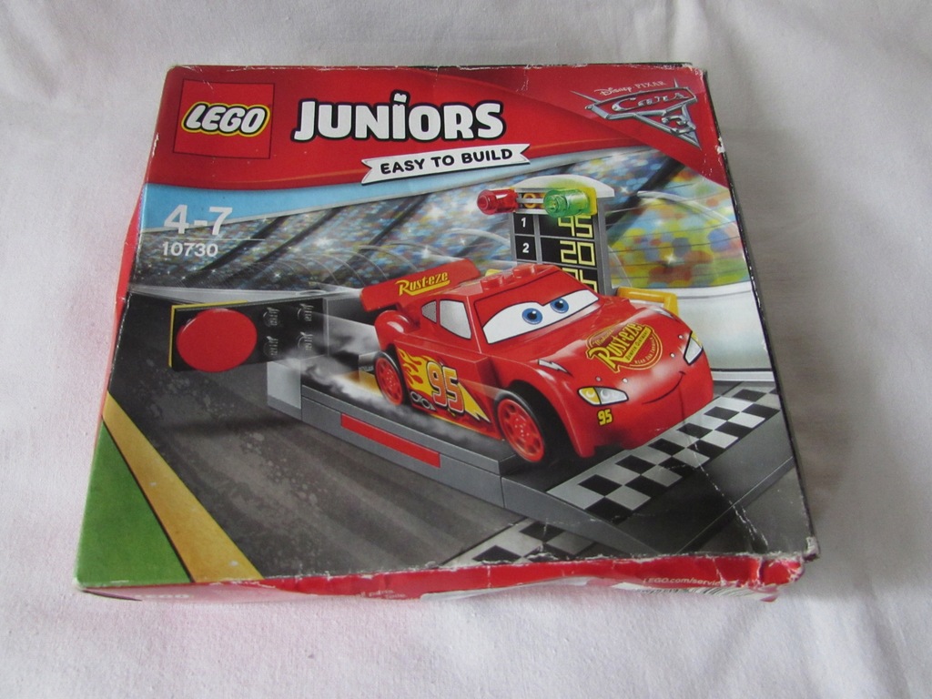 LEGO Juniors 10730 Disney Auta Katapulta Zygzaka McQueena