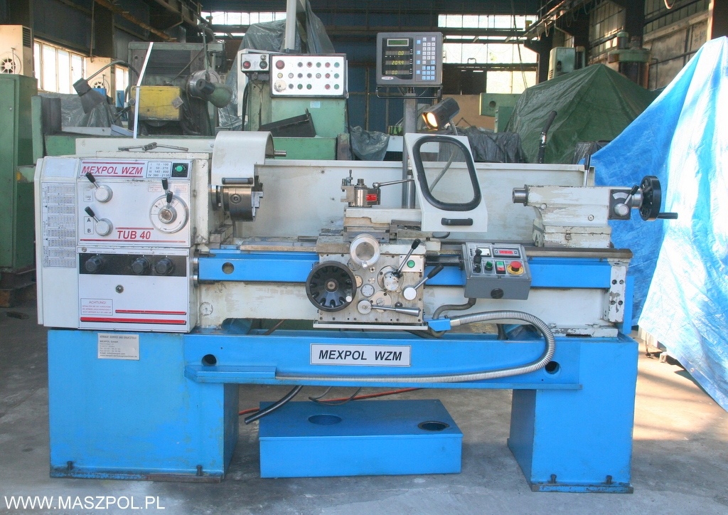 Tokarka TUB 40 x 1000 r.b 2004 MEXPOL - FILM !!!