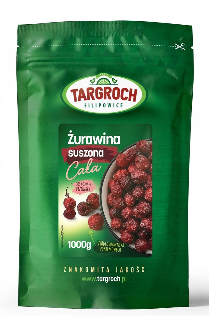 Żurawina suszona całojagodowa Tar-Groch 1000 g