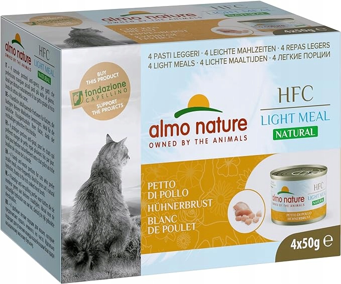 ALMO NATURE MOKRA KARMA DLA ZWIERZĄT 4 x 50g 100429