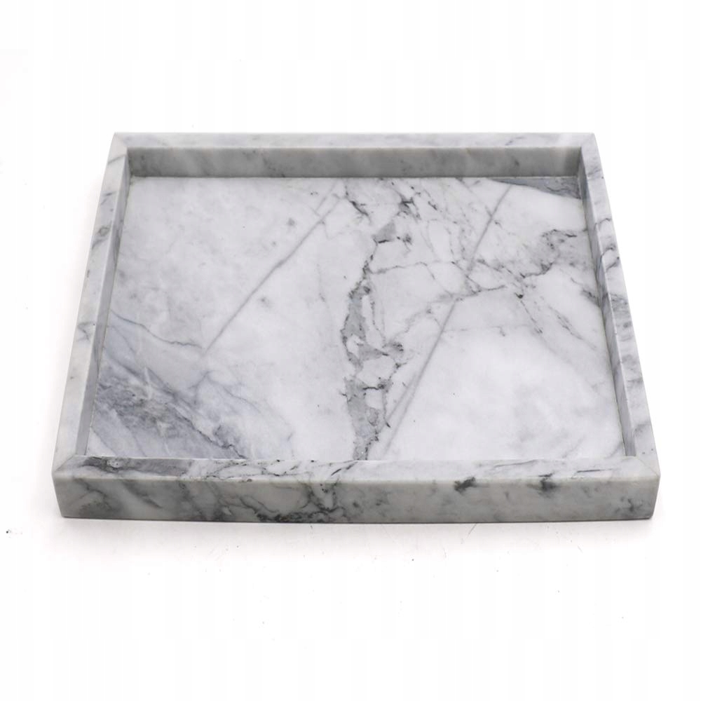 Taca marmurowa marmur Carrara kamienna 35x35cm