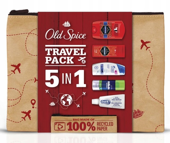 Old Spice Travel Pack 5w1 Zestaw podarunkowy