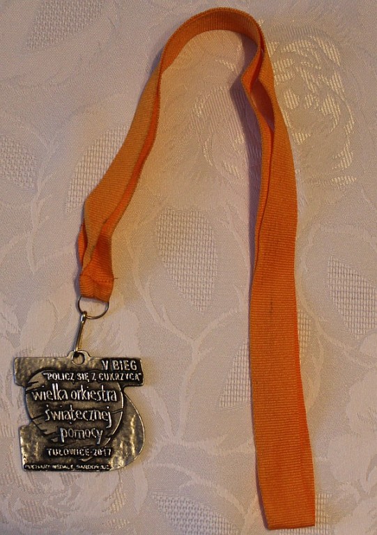 Medal z biegu "Policz się z cukrzycą"