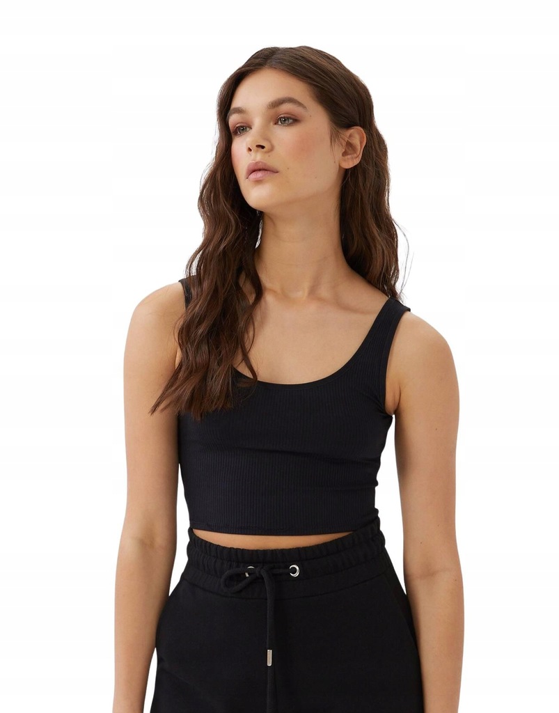 C1E009 STRADIVARIUS__MK5 CROP TOP PRĄŻKI__XS