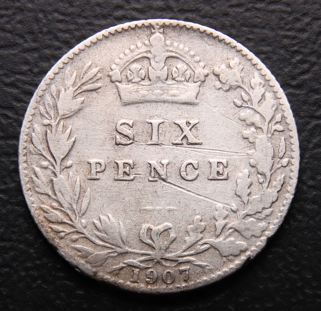 ANK EDWARD VII SIX PENCE 1907