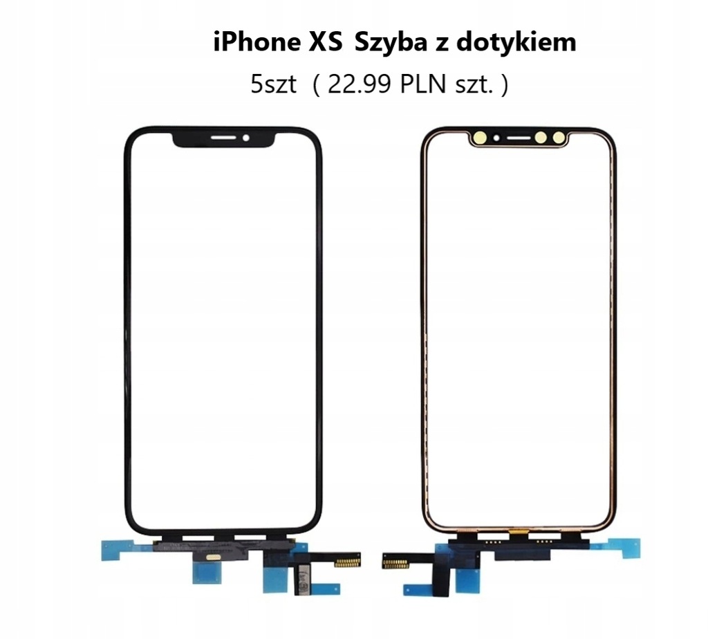 5szt. Szyba z dotykiem iPhone XS