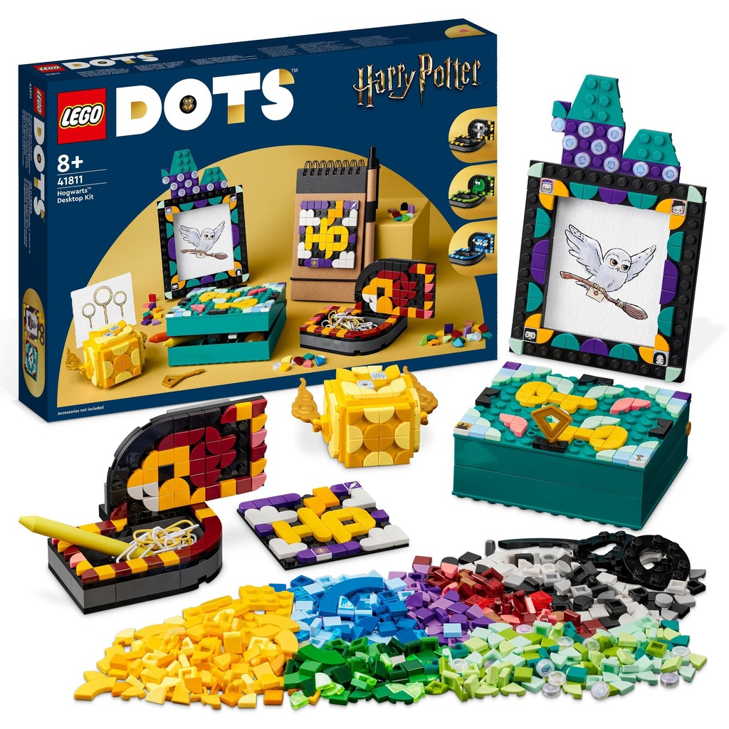 LEGO Dots 41811 Zestaw na biurko z Hogwartu