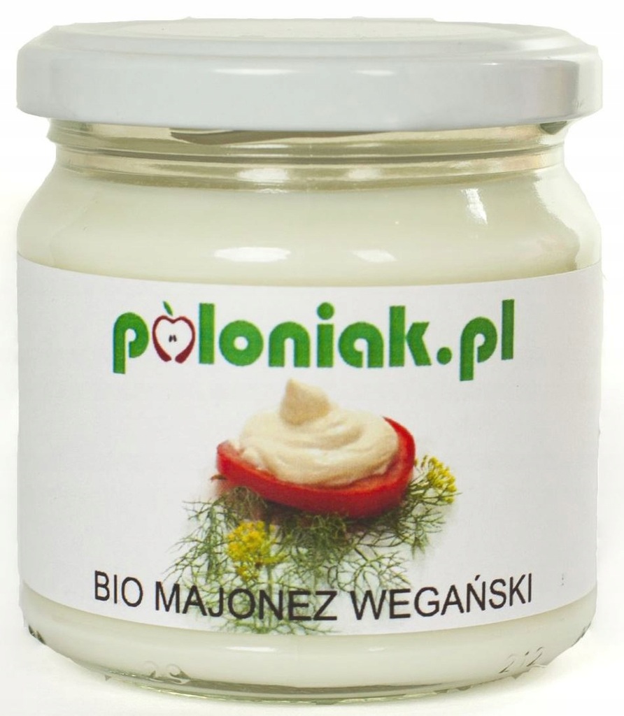 MAJONEZ WEGAŃSKI BIO 180 ml - POLONIAK