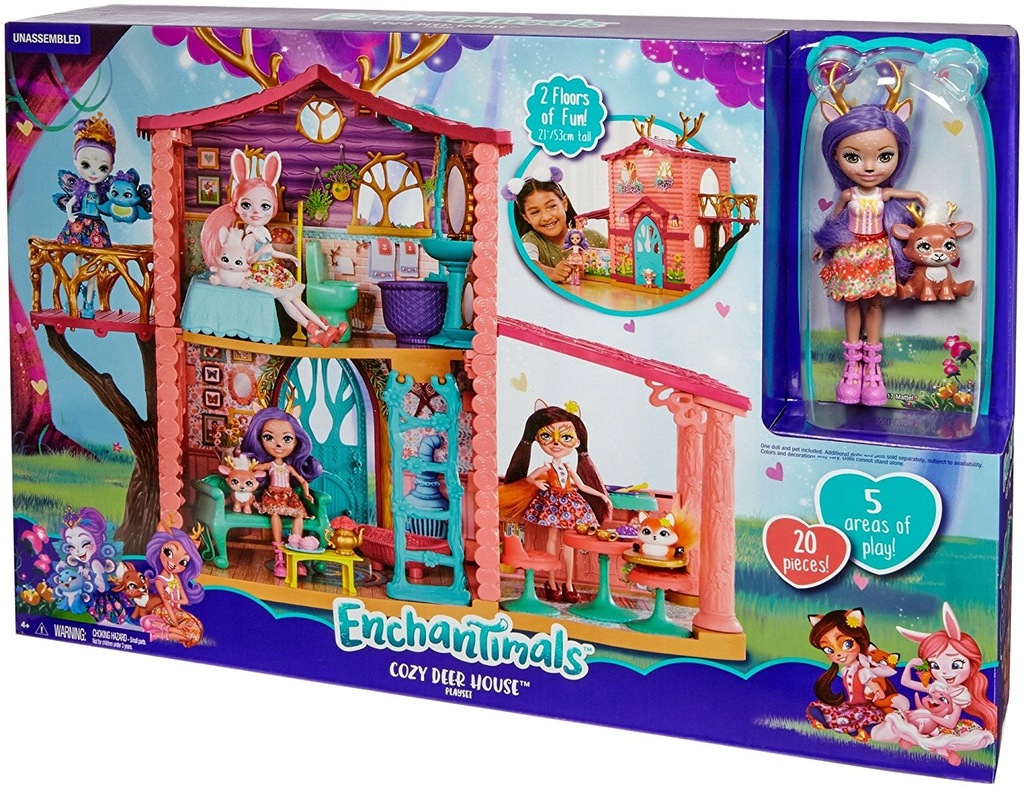 Игровой набор Mattel Enchantimals - домик Данессы Оленни frh50