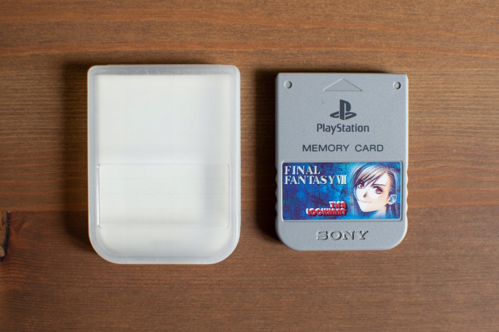Oryginalna karta pamięci PS1 PSX - szara
