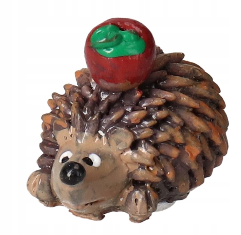 JEŻ DEKORACYJNY FOGURKA OZDOBA JESIEŃ STROIK 1SZT