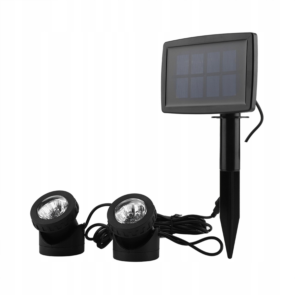 SOLARNA REFLEKTOR LAMPA PODWODNA 12LED BASEN