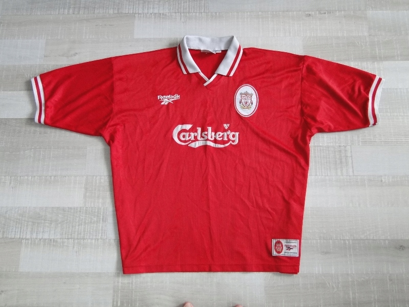 REEBOK_1996-98 Liverpool Home Shirt (Excellent) XL