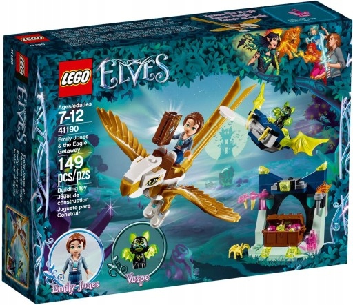 LEGO ELVES 41190 Emily Jones i ucieczka orła