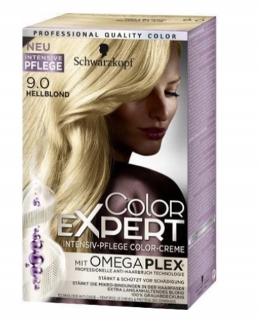 Schwarzkopf, Color Expert, 9.0 hellblond, Farba