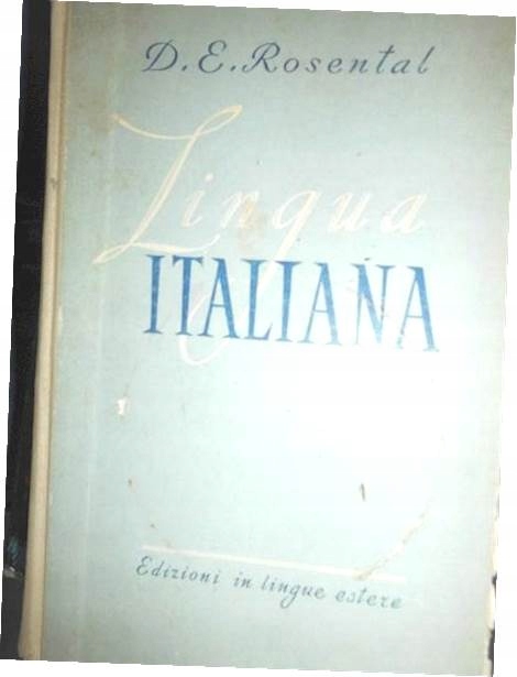 Zingua Italiana - D.E. Rosental