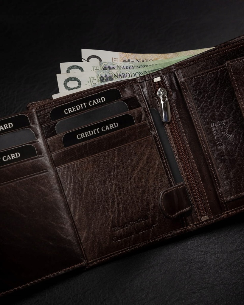 Купить Мужской кожаный кошелек BADURA, RFID-защита, большой: отзывы, фото, характеристики в интерне-магазине Aredi.ru
