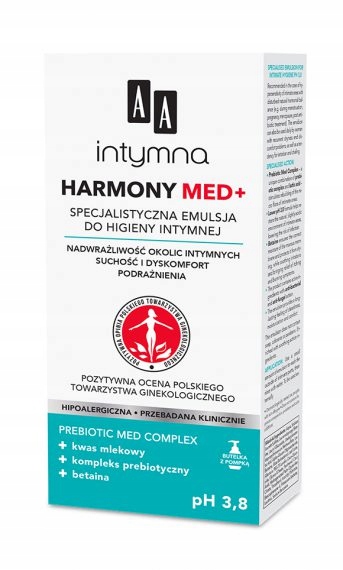 Intymna Harmony Med+ specjalistyczna emulsja do hi