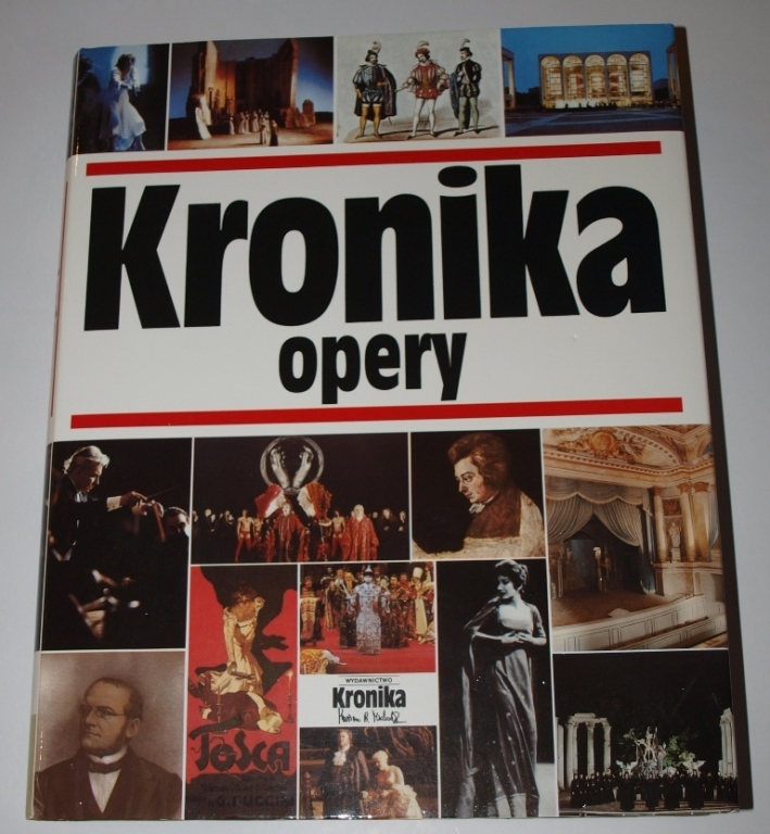 Książka "Kronika opery" .