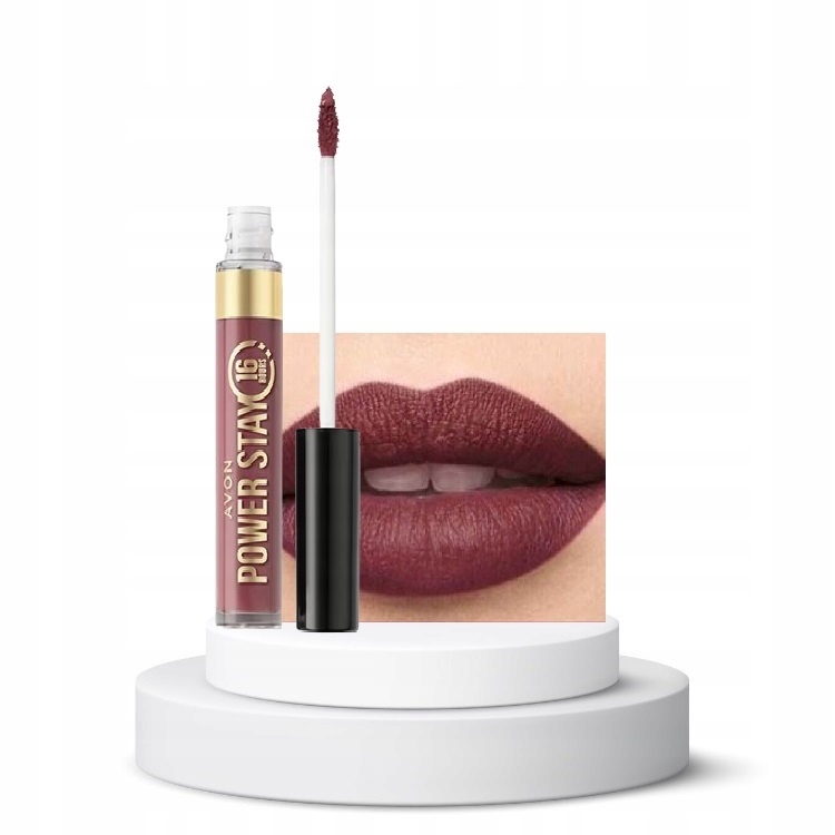 Avon Power Stay Matowa szminka w płynie „16 godzin” - Nighthaw
