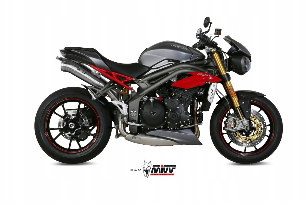 MIVV WYDECH SLIP-ON TRIUMPH SPEED TRIPLE 2016-2017