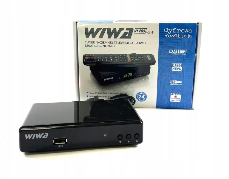 TUNER DEKODER DVB-T2 WIWA H.265