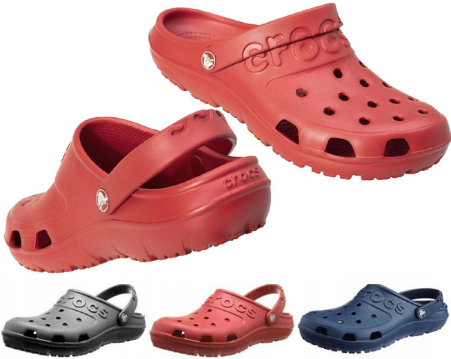 KLAPKI MĘSKIE CROCS CZERWONE RED ROZMIAR 43-44