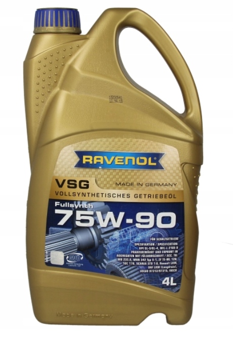 OLEJ PRZEKŁADNIOWY RAVENOL VSG 75W90 4L - 10939626015 - oficjalne ...