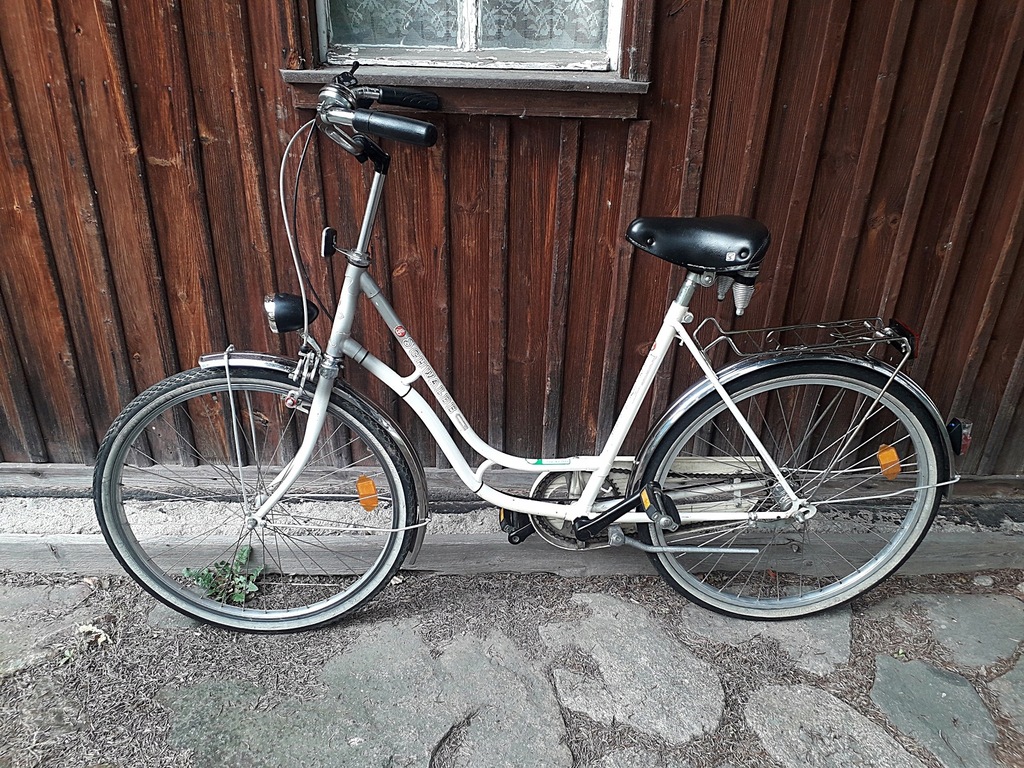 Rower Miejski Damski Niska Rama Łabędź Led 26 9846327051 oficjalne