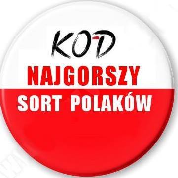 Znaczek "Najgorszy Sort Polaków" 5 szt.