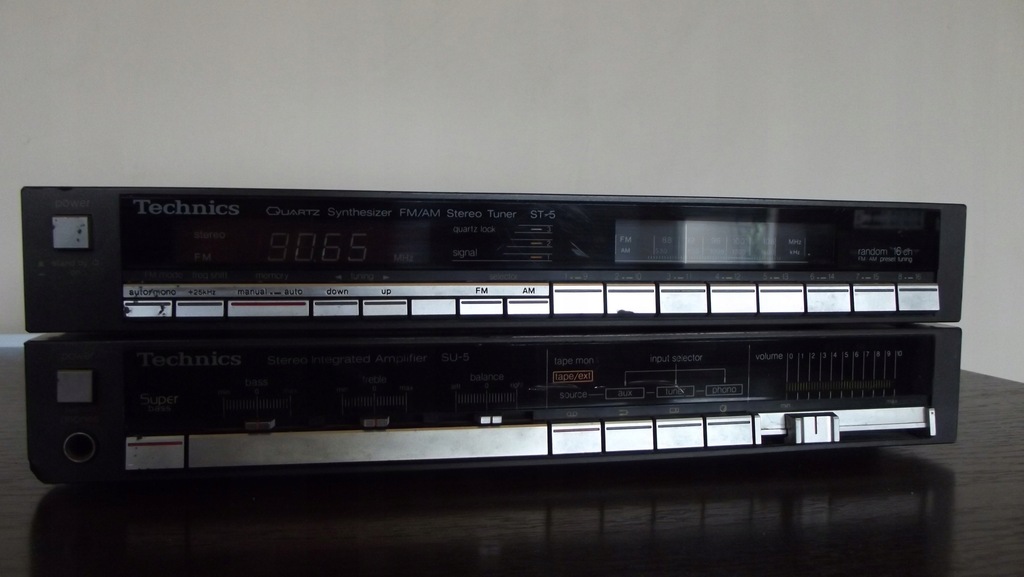 TECHNICS SU-5 + TECHNICS ST-5 Made in Japan