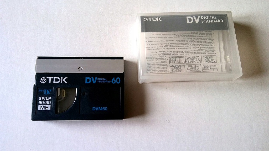 TDK Digital Standard mini DV DVM60/LP90