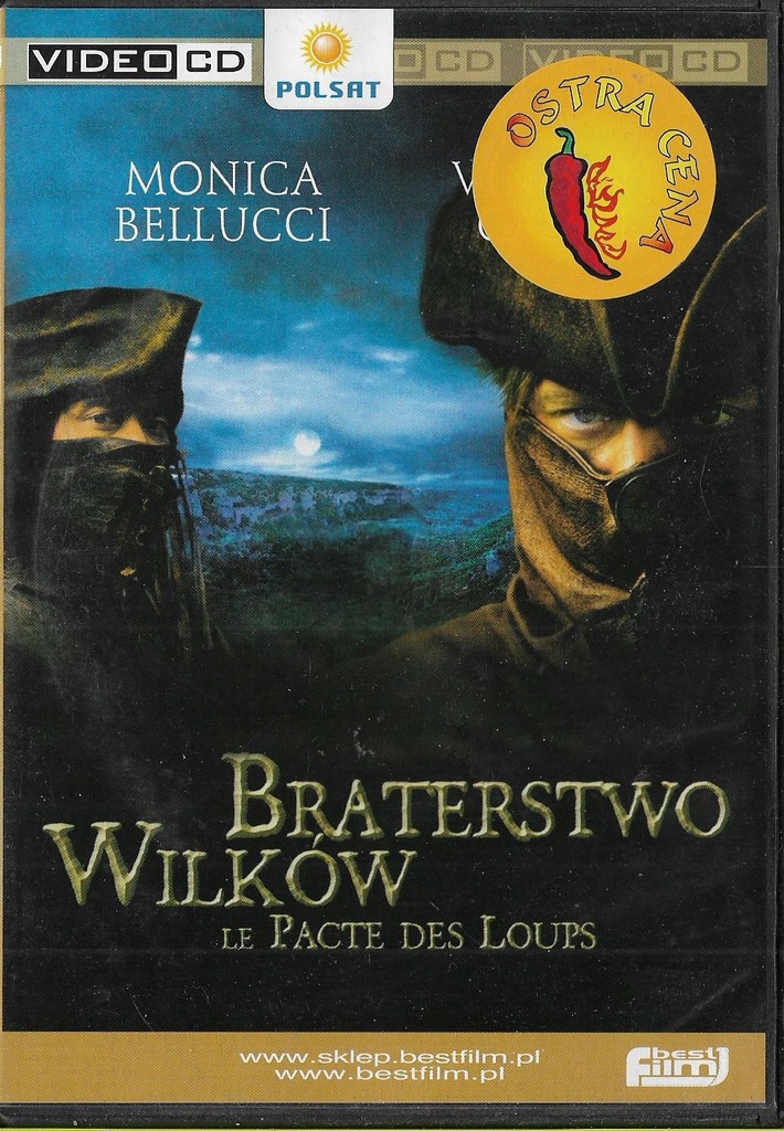 Braterstwo wilków / M.Bellucci V.Cassel 2xVCD